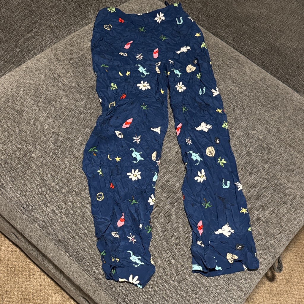 Staud Wide Leg Pants With Fun Prints